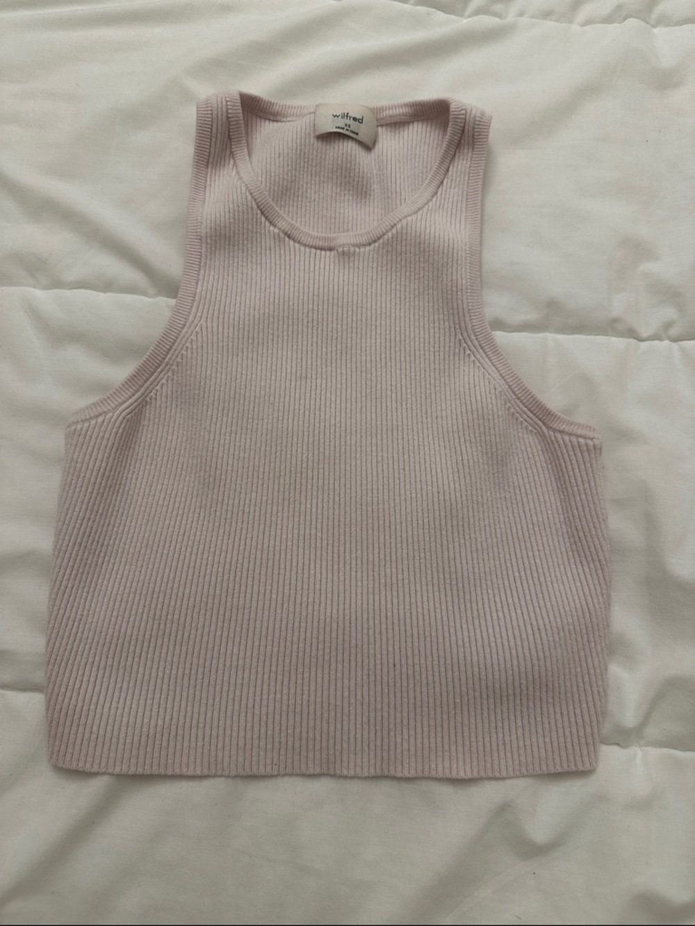 Wilfred Light Blush Ribbed Tank